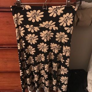 Navy & Beige EUC Azure Skirt - Small